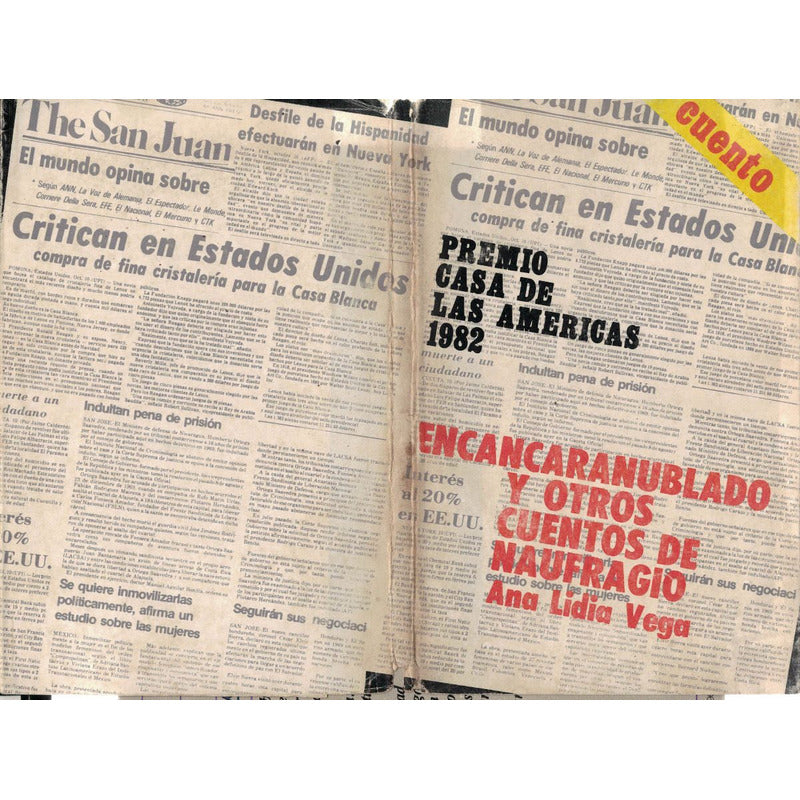 Encancaranublados Otros Cuentos. Ana Lidia Vega, P  Rico1982