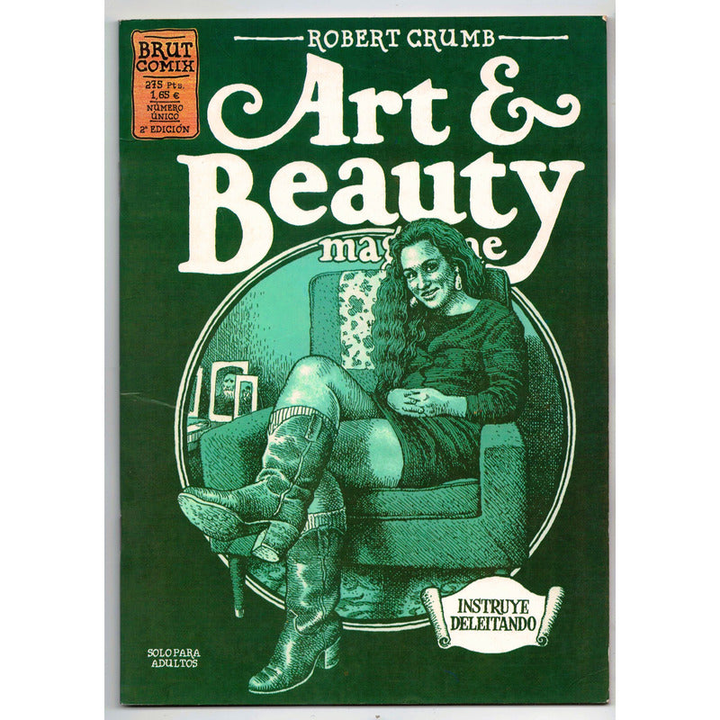 Art & Beauty (1 De 1) Robert Crumb Brut Comix La Cupula 1996