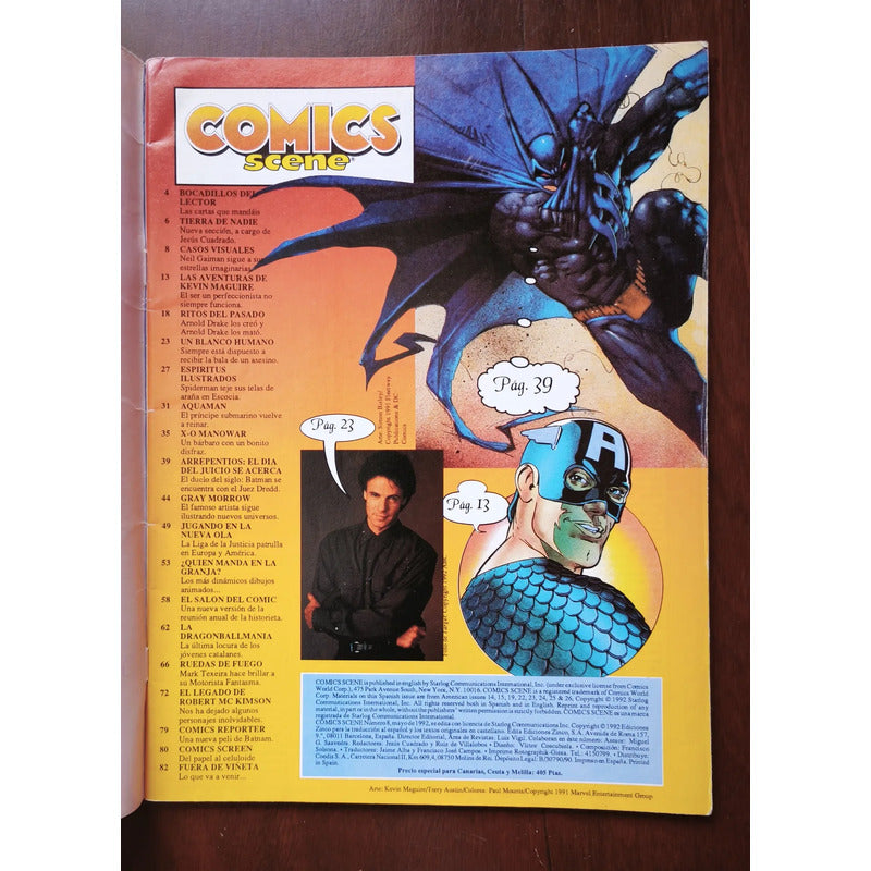 Comics Scene #8. Ediciones Zinco 1992