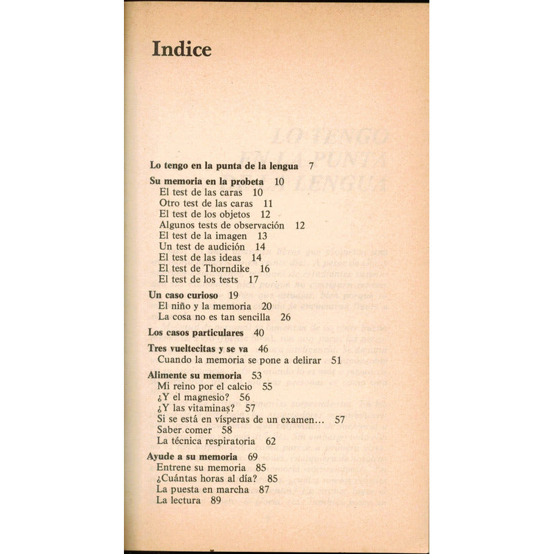 La Memoria, No Perderla, Usarla. Albert Morsel, España 1981