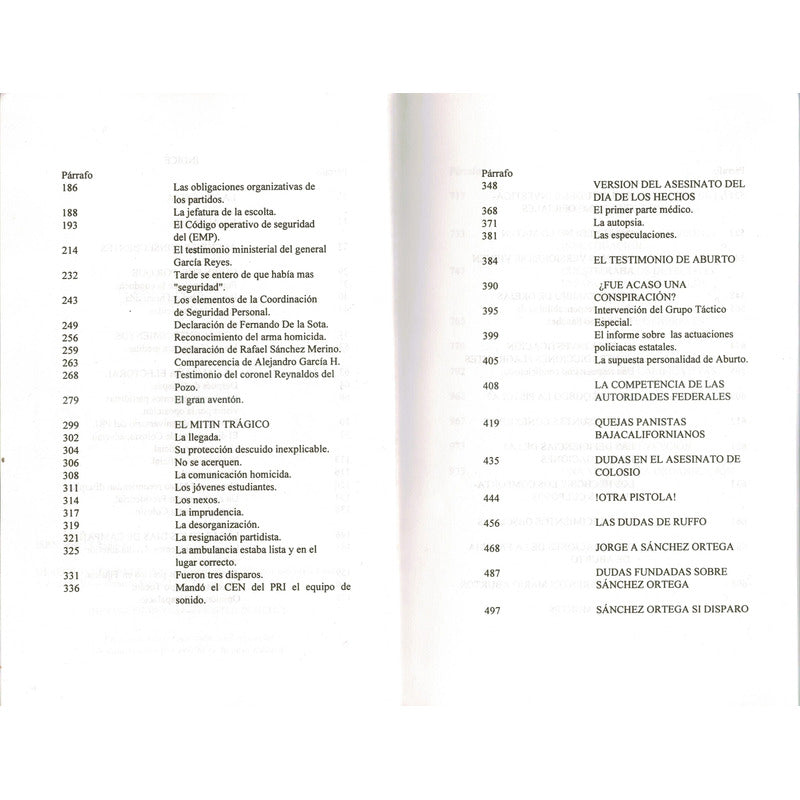 Cronica Analisis De Un Magnicidio Eduardo Muriel Mexico 1994