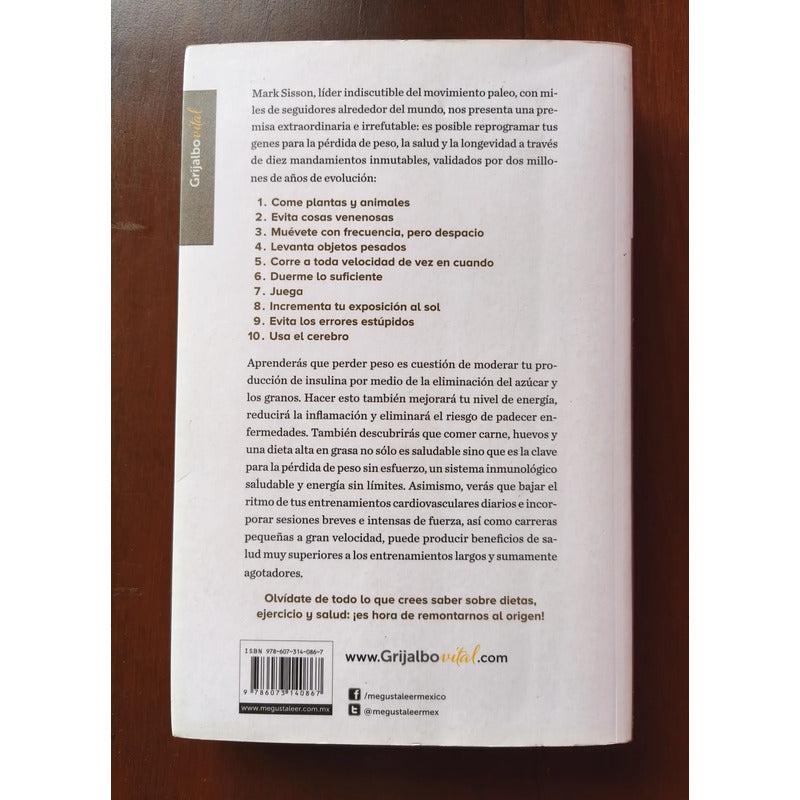 Los 10 Mandamientos Del Cavernícola. (cómo Vivir Mejor)