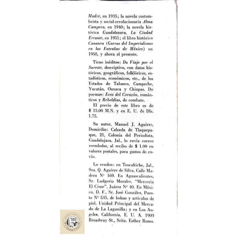 Teocaltiche Jalisco En Mi Recuerdo Manuel J Aguirre