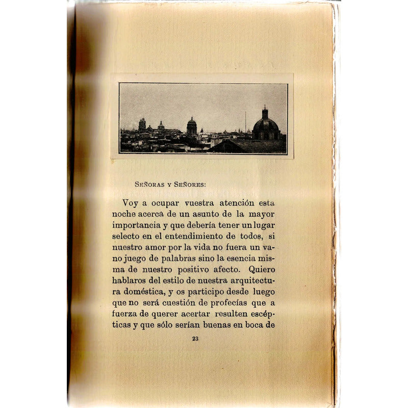 Disertaciones De Un Arquitecto. Jesus T Acevedo, 1920 (1a)
