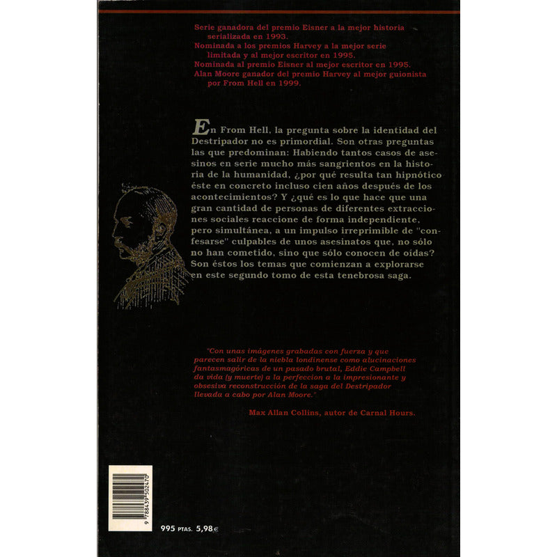 From Hell [5 Vol]. Alan Moore, España 2000 Comic