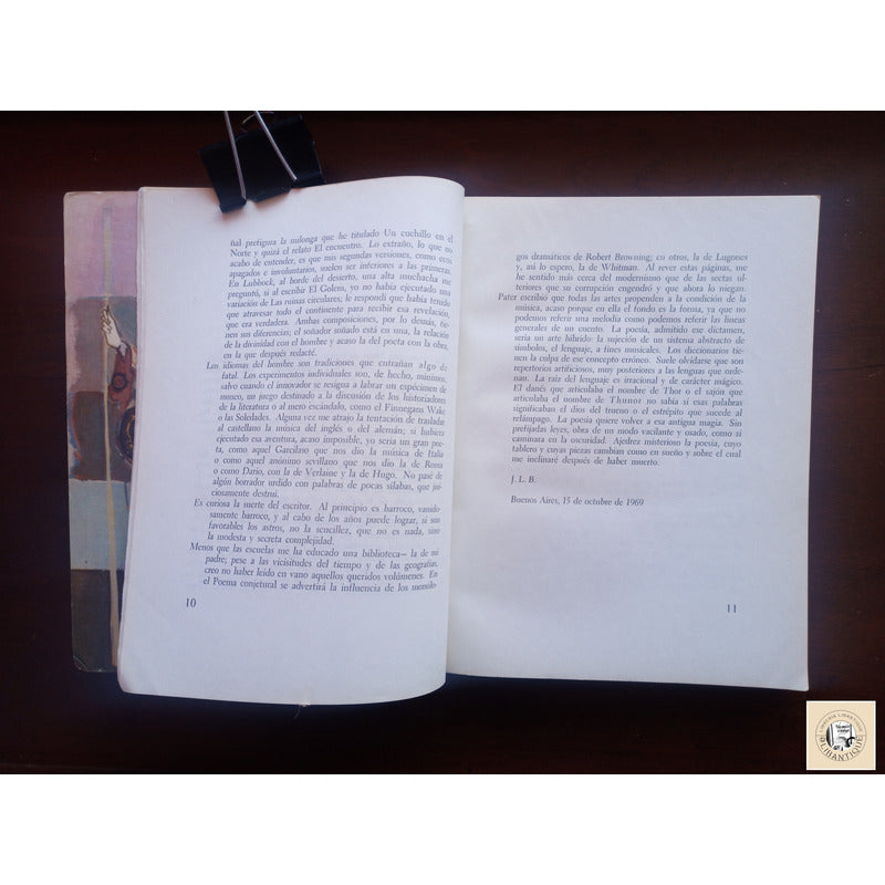 El Otro, El Mismo. Jorge Luis Borges, Emece Ed. 1969