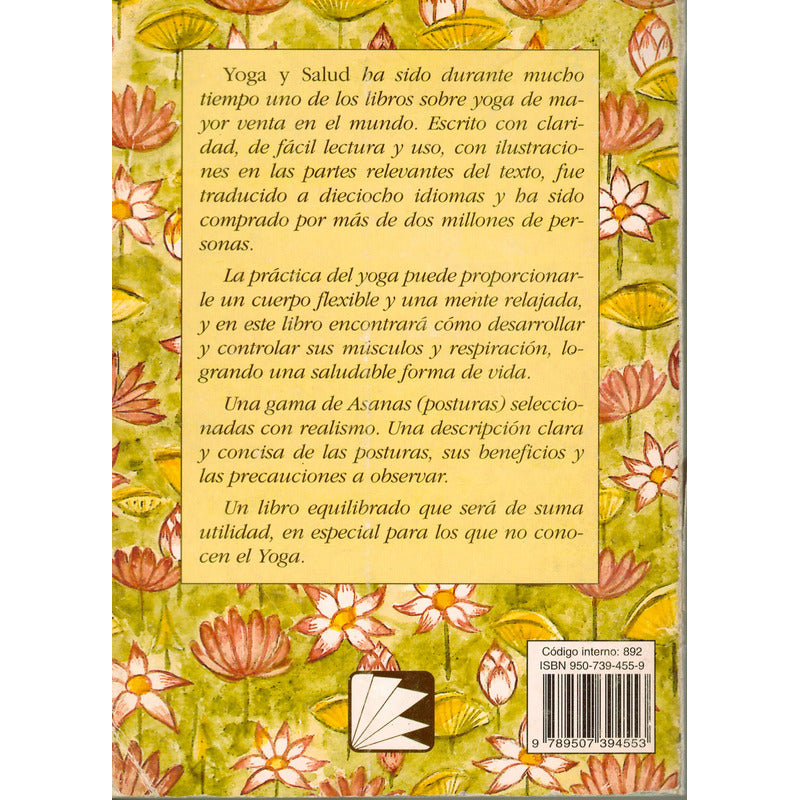 Yoga Y Salud. Selvarajan Yesudian, 1995 -con Ilustraciones-