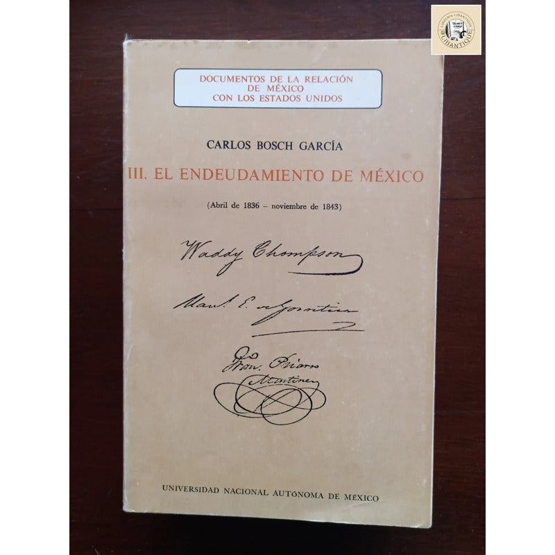Documentos Relacion Mexico Estados Unidos (6v) Carlos Bosch