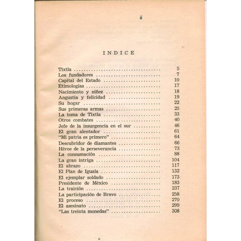 Vicente Guerrero, El Consumador. Chavez Guerrero Mexico 1973