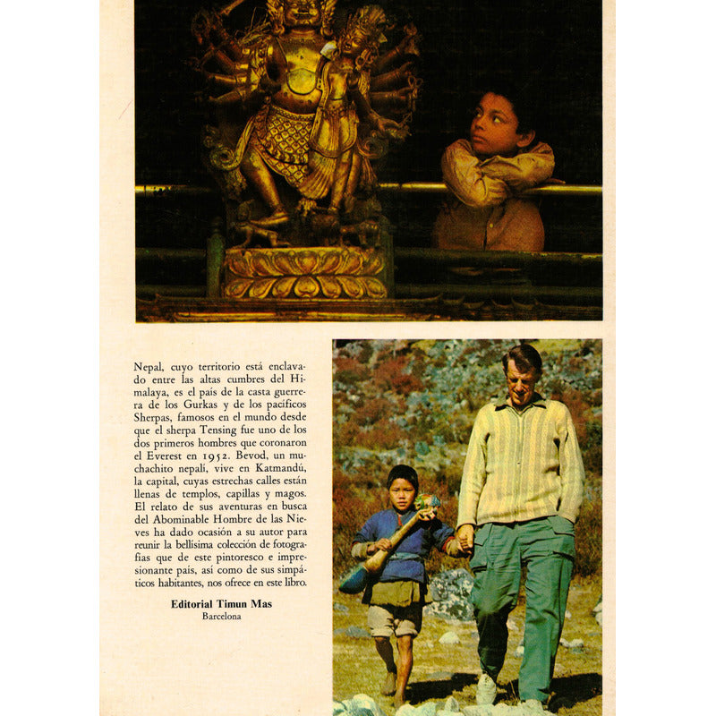 En Busca De El Abominable Hombre De Las Nieves. España 1970