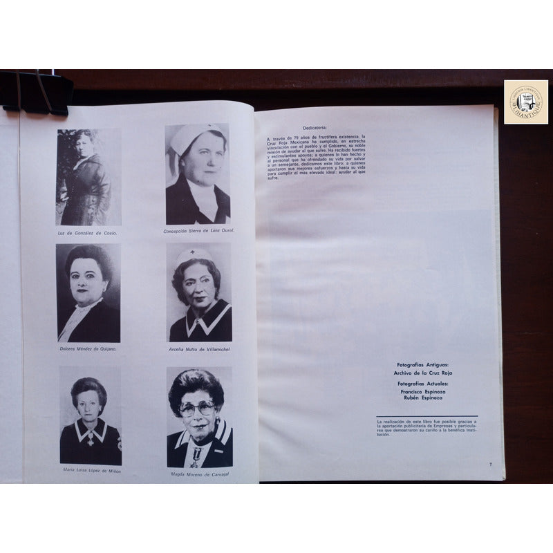 Cruz Roja Mexicana, Memoria. Barrios Gomez Et Al, 1988