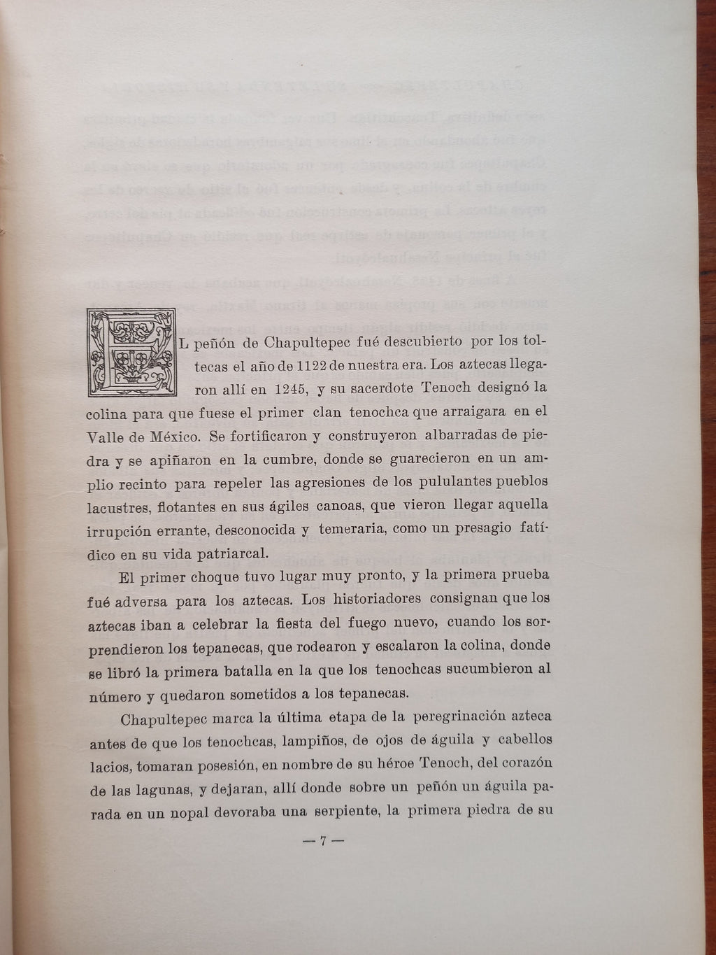 Chapultepec -su leyenda y su historia-. Ruben M Campos, Mexico 1922