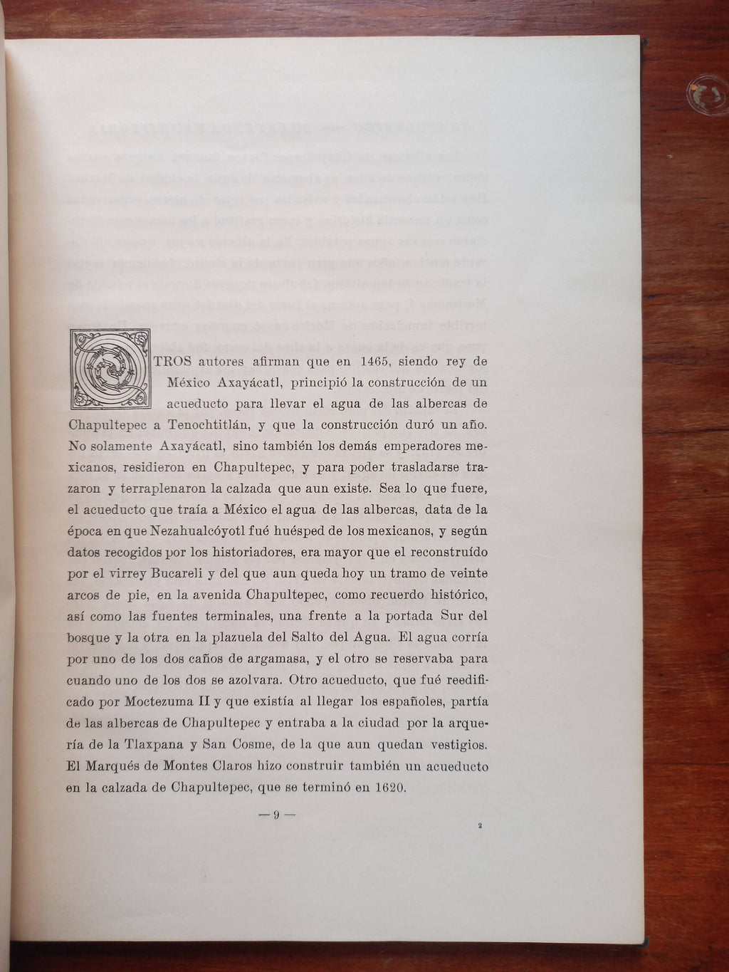 Chapultepec -su leyenda y su historia-. Ruben M Campos, Mexico 1922
