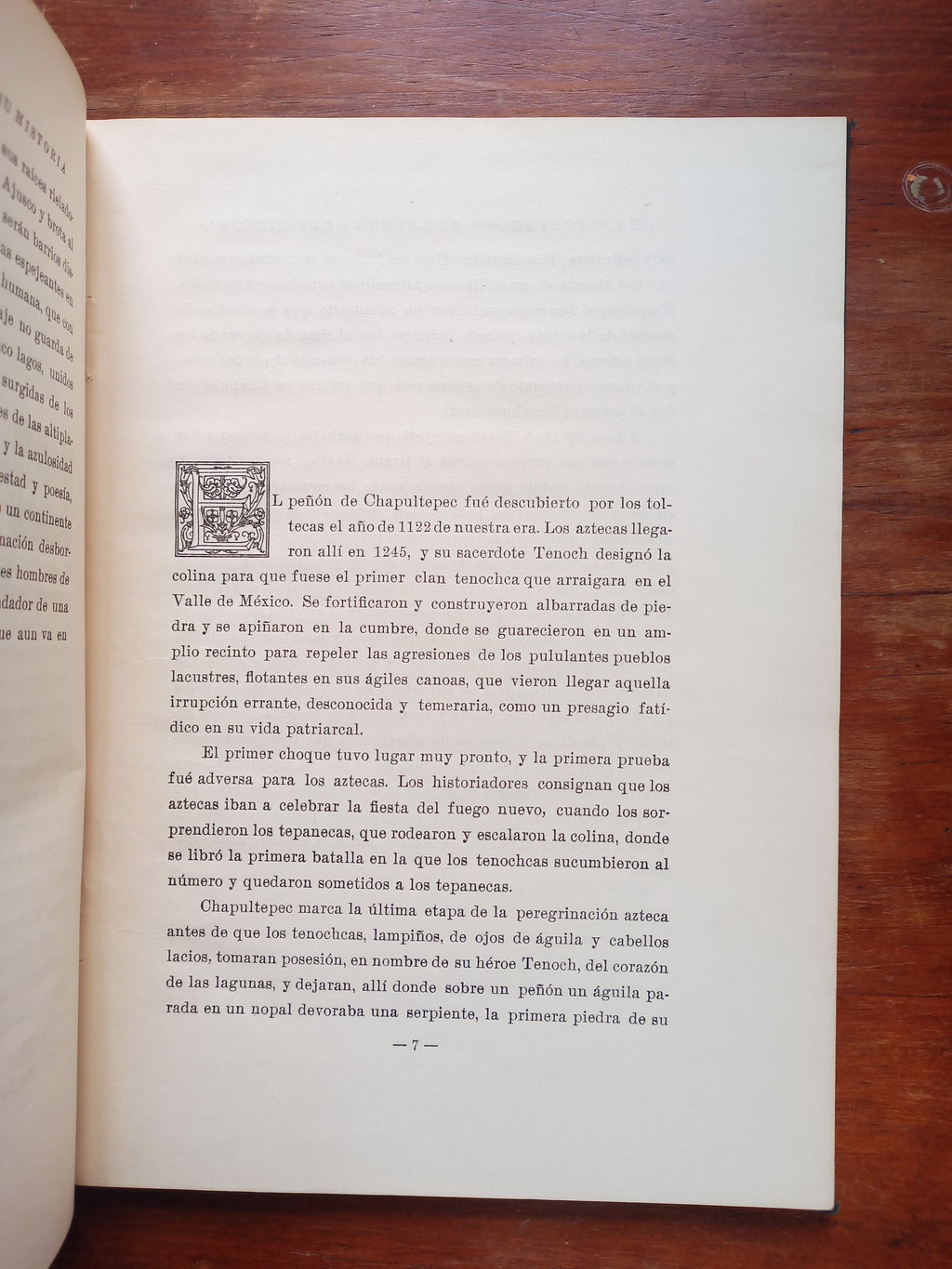 Chapultepec -su leyenda y su historia-. Ruben M Campos, Mexico 1922