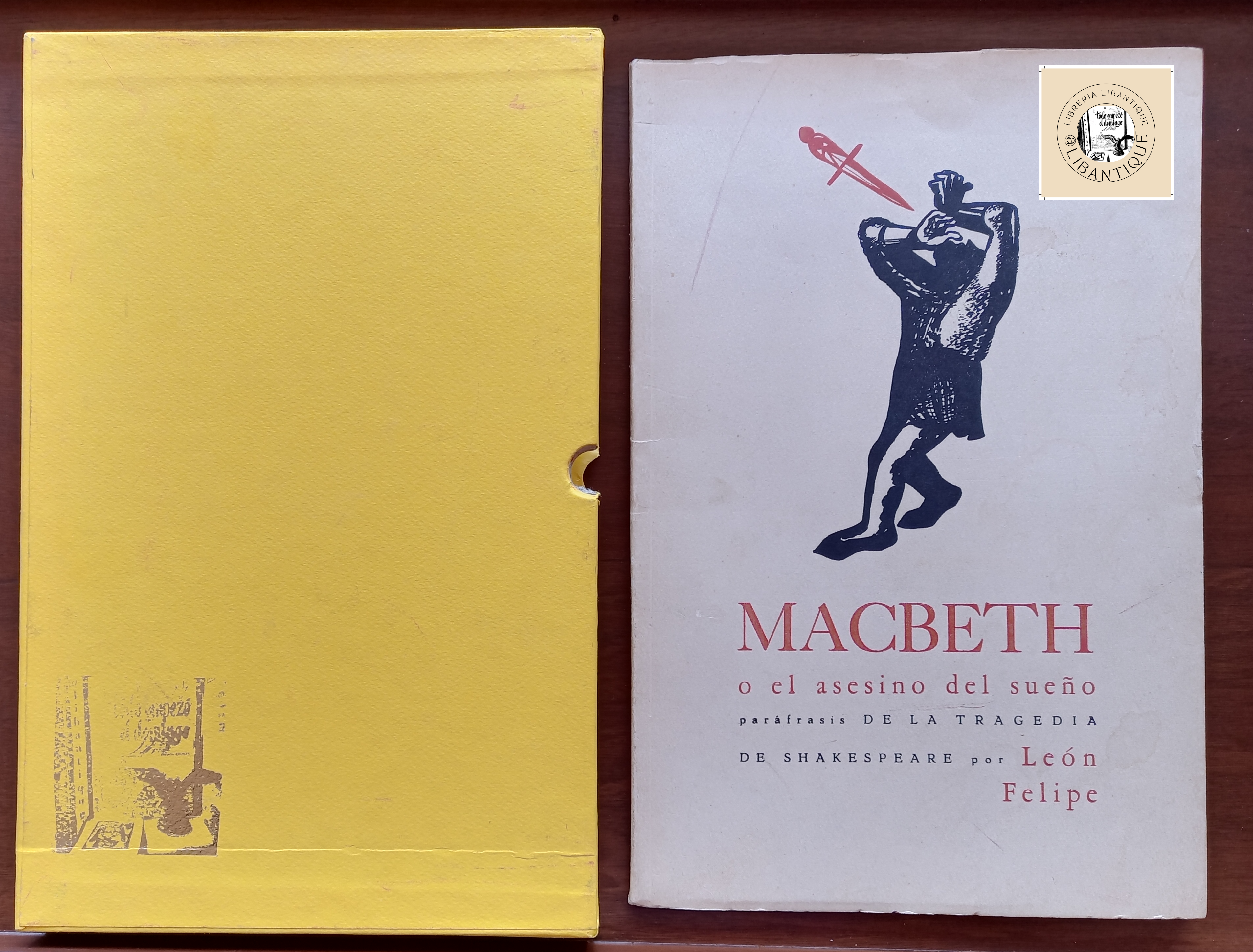 Macbeth -parafrasis-. Leon Felipe, Vicente Rojo, Mexico 1954